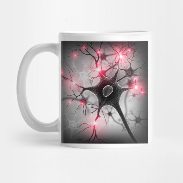 Nerve cell, artwork (F008/7144) by SciencePhoto